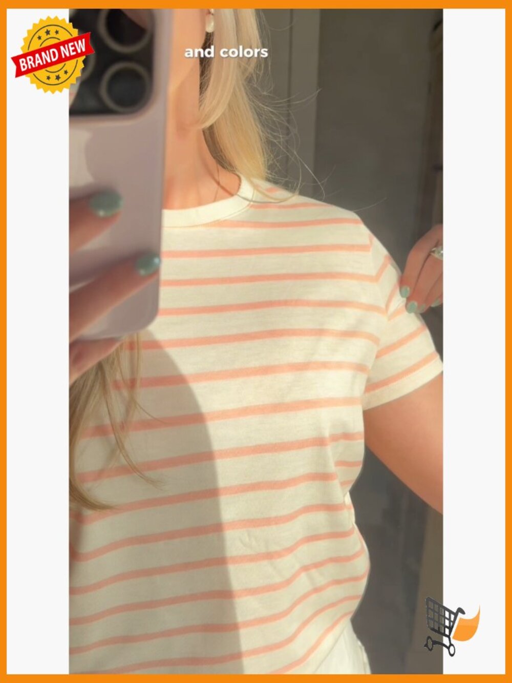 Relaxed Supima Cotton V-Neck Tee - Soft & Breathable - Picture 4 of 5